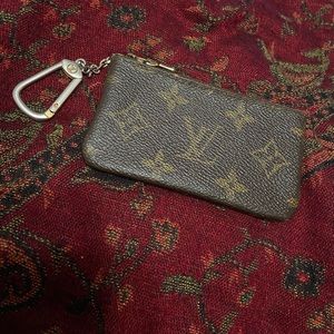 authentic vintage Louis Vuitton monogram key pouch